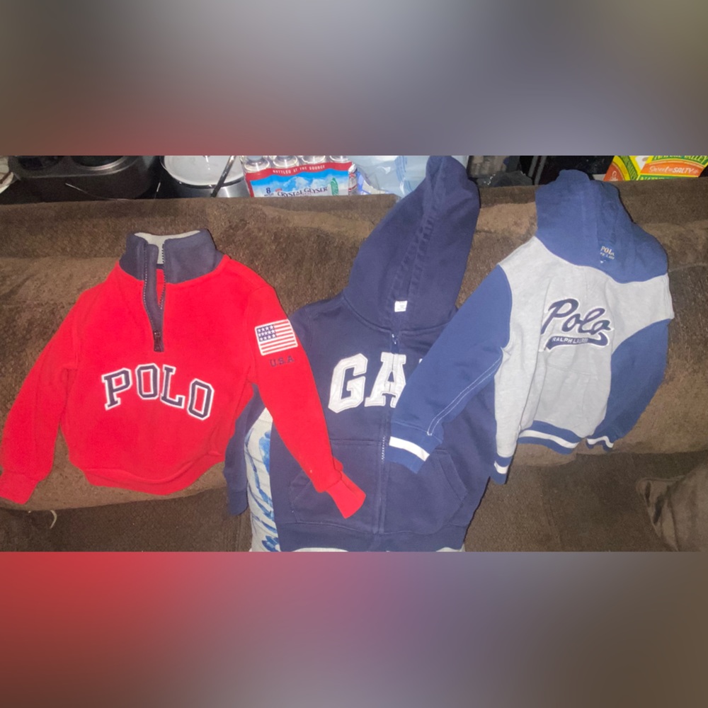 Polo by Ralph Lauren Red Pullover Jacket - Kids